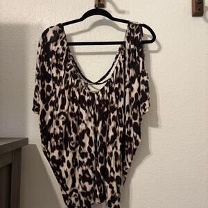 Guess Leopard Print Top